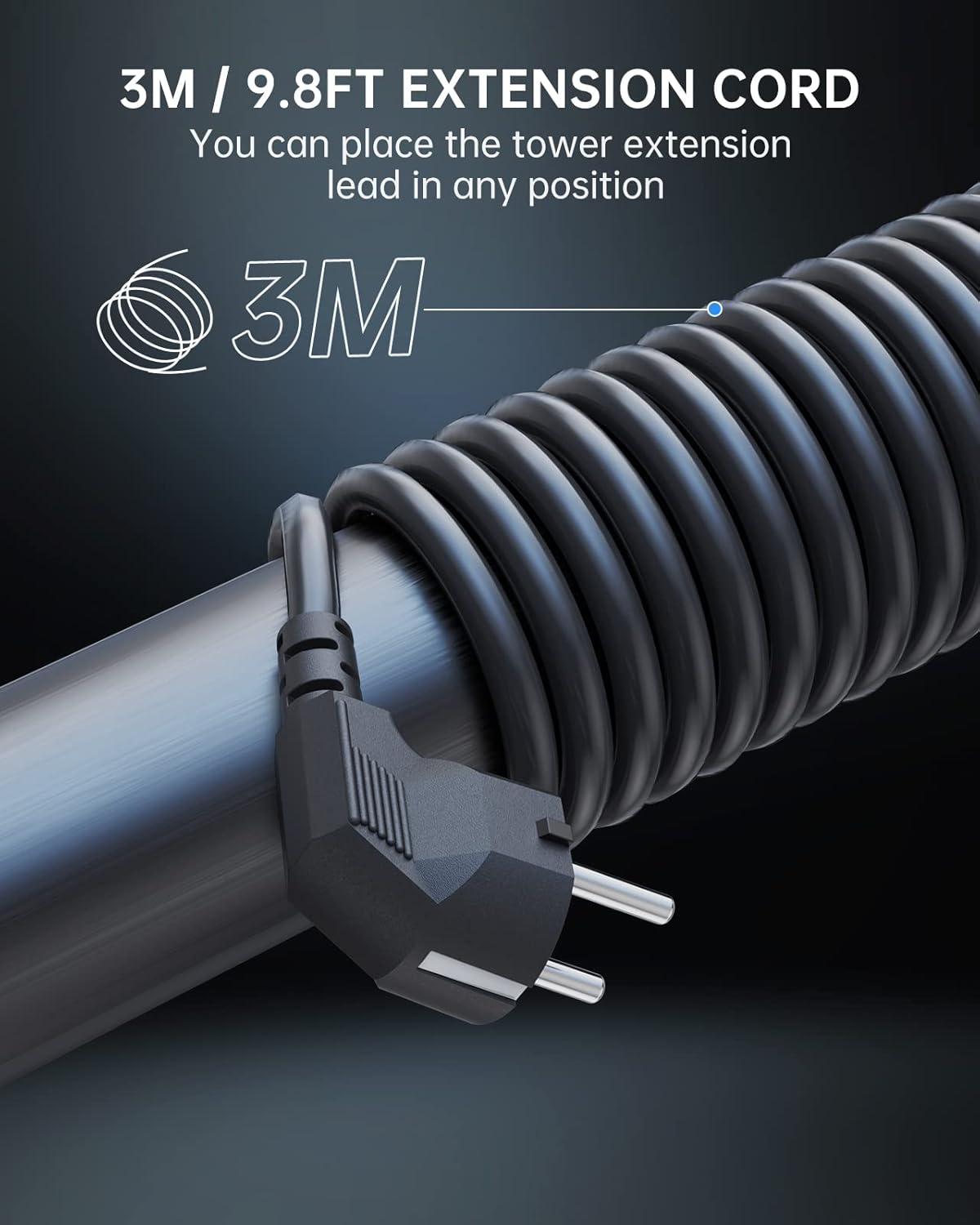 Steckdosenleiste mit 4 USB, Sameriver 8 Fach Mehrfachsteckdose